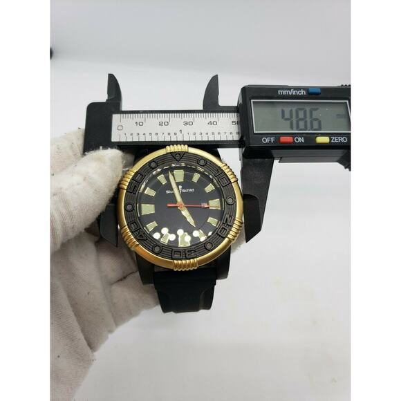 Studer Schild Savage Mens Watch Black Silicone Strap  Studer Schild Savage Mens Watch Silicone